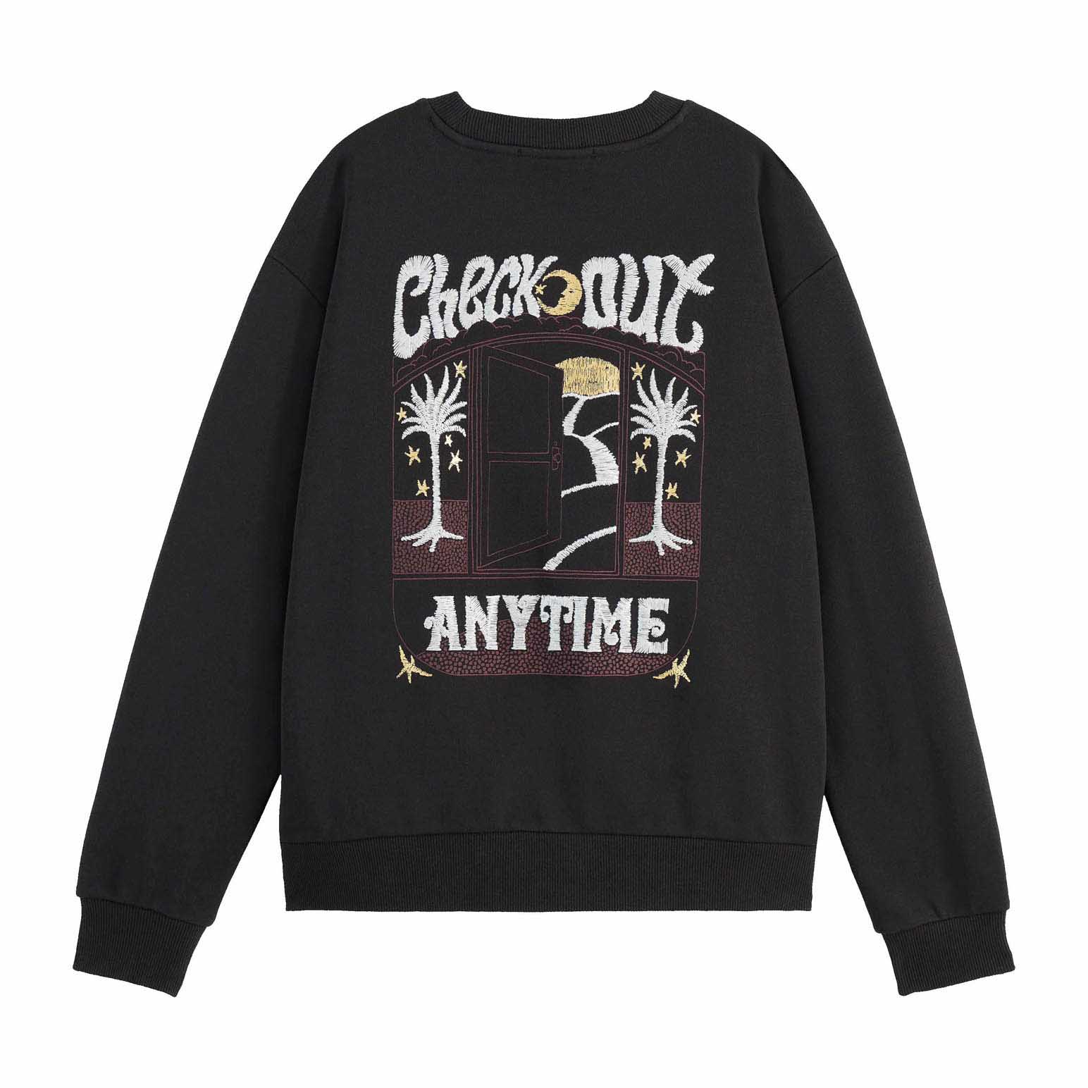 Scotch & Soda Front Back Festive Artwork Relaxed Fit Sweatshirt